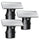 Trimcoo Magnetic Replacement Blades, Genuine Replacement Blades for H1 & H3 Electric Shaver and Trimmer, Easy Snap-On & Rinseable, Durable Stainless Steel, Trim, Edge and Shave, 3 Pack，Black
