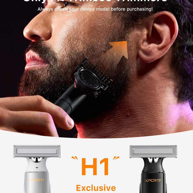 Trimcoo New 12 in 1 Adjustable Comb - Only Fit for Xpertt Trimmer for Men, 12 Precise Length Settings, Seamless Rotation, Effortless Pro - Grade Beard Shaping, 1 Pack-S-130505