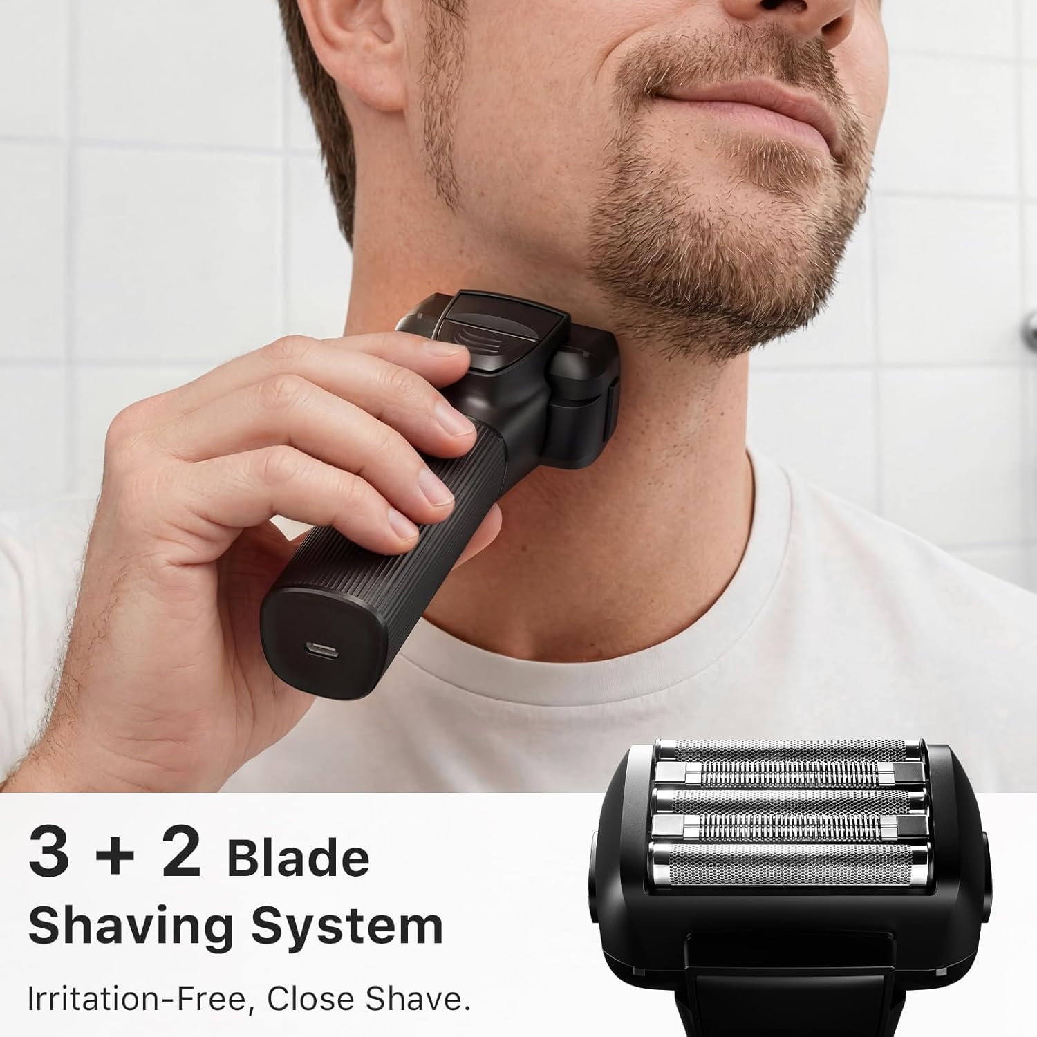 Daily shaving with cleaner maintenance.
