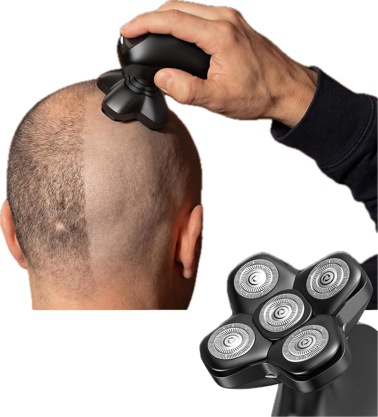 Frequent shaving with easier upkeep.